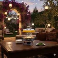 سخان بوفية علاقي غضار أزرق