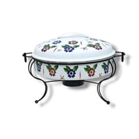 سخان بوفية علاقي ورد أبيض.