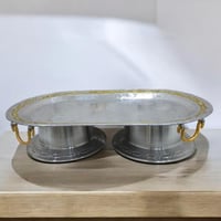 صينية ذبائح معدن بكراسي