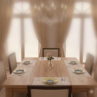 طقم عشاء ازرق - مهره الشهراني