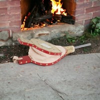 منفاخ جلد اصلي - ذهبي