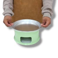 سخان كنافة معدن أخضر 25سم