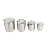 طقم علب سكر جدايد فضي