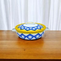 بادية غضار بغطاء (أزرق)