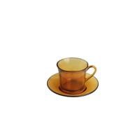 كاس شاي فرنسي عسلي (بيد مع الصحن )