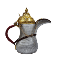 طقم دلة معدن حب الرمان ( زينه )