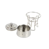 سخان شمعدان فضي