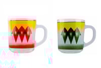 كوب غضار زجاج بيد