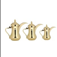 دلة بغدادي استيل 18/8 ذهبي