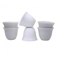 فنجان برسلان أبيض سادة صغير