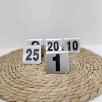 أرقام طاولة من 1-25