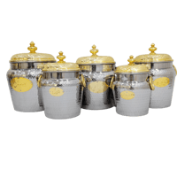 طقم علب سكر لونين استيل فخم