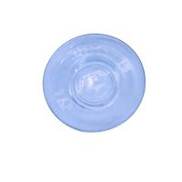 صحن بيالات سادة شفاف