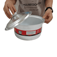 طقم قدور أبو تاج ثقيل 10-18 طقم