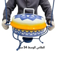 سخان بوفية علاقي غضار أزرق