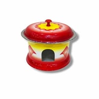 سخان حنيني غضار احمر بغطاء