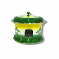 سخان حنيني غضار اخضر بغطاء