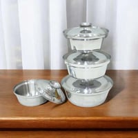 طقم حلة معدن مصري 4 حبة