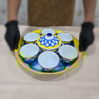 طقم تقديم حلاء غضار