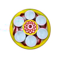 طقم تقديم حلاء غضار