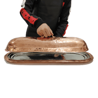 سرويس نحاس بغطاء كبير 60سم (تركي)