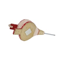 منفاخ جلد اصلي - ذهبي