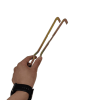 ملقاط فحم أصفر حديد