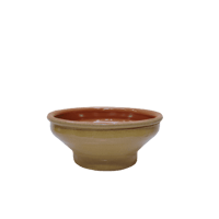 زبدية فخار اسباني 14 سم عميق