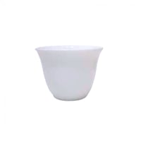 فنجان برسلان أبيض سادة صغير