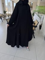 عباية ايمان قماش كريب فيراري او قماش انترنت