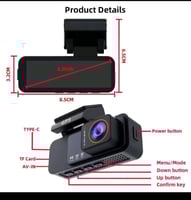 داش كام من شركة Son D5للتصوير الامامي 4k تصوير الخ...