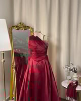 فستان مع كمين 4757 ( لونين )