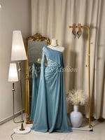 فستان سهرة طويل ماسك 4499