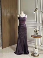 6657 - فستان سهرة طويل ( لونين )