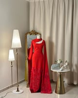 فستان سهرة طويل 5052