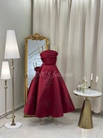 فستان ميدي (لونين ) 4472