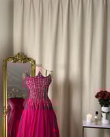 فستان طويل (3 الوان ) 4414