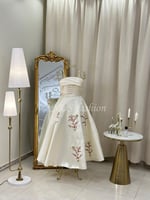 فستان ميدي (لونين ) 4472