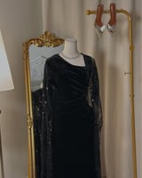 فستان سهرة طويل 5335 ( لونين )