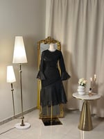 5984-فستان ميدي ( 2 لونين )