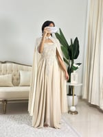 6250- فستان سكري ملكي بطابع فاخر