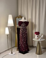 فستان سهرة طويل 5243