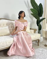 فستان سهرة طويل 5155 ( لونبن )