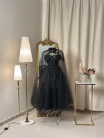 6353- فستان سهرة ميدي