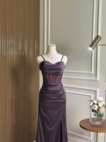 6657 - فستان سهرة طويل ( لونين )