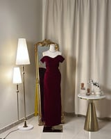 فستان سهرة طويل 5274 (لونين)