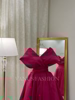 فستان سهرة ميدي ( 3 ألوان) 3787