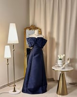 فستان سهرة طويل 5155 ( لونبن )