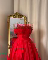 فستان سهره ميدي 4995 (لونين )