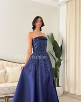 فستان سهرة طويل 4977 ( 3 الوان )